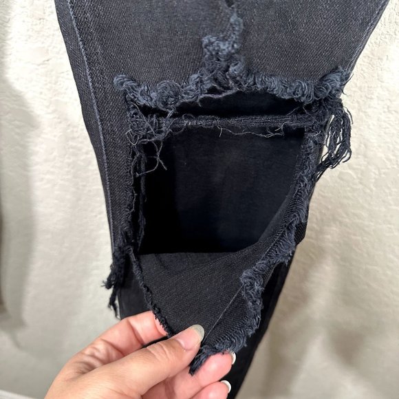 Reformation Stretch Crop Cigarette Jeans in Nile - Picture 11 of 16